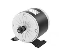 Mqwdxzfes Motor de cepillo de 350 W, 36 V, motor eléctrico con cepillo de imán permanente, motor eléctrico con protección IP54, motor de alto rendimiento para e-scooter, E-bike Go-Kart DIY, 2750 rpm