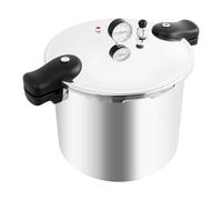 Mqwdxzfes Olla a presión de aluminio de 22 L, olla a presión con manómetro digital, olla a presión de 90 kpa, olla a presión de gas, olla a presión, para todo tipo de fuegos