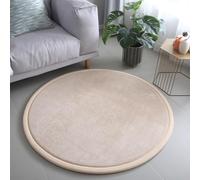 MQXDNFDC Alfombra redonda y suave, duradera, antideslizante, para sala de estar, 2 cm de grosor, alfombra de juego para niños, alfombra decorativa para el hogar