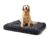 MQXDNFDC Cama de felpa suave para perro con diseño de remolino, cojín de cama para mascotas de primera calidad, colchón de jaula para perros, lavable para perros y gatos