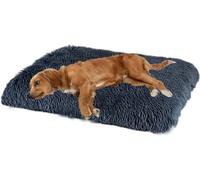 MQXDNFDC Cama grande para perros y gatos, cojín suave para mascotas, tapete de lujo mejorado para perros, almohadilla lavable para jaula de perro, parte inferior impermeable y antideslizante,