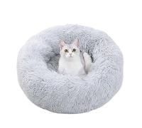 MQXDNFDC Cama para perro con forma de dona, cómoda y cálida para mascotas, almohada de dona, suave, lavable a máquina, cesta de almohada de felpa B, 70 cm (A,50 cm)