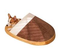MQXDNFDC Cama para perro con forma de pantufla, cojín de repetición para perros, cama para gatos, cama para mascotas, cama para mascotas, cama para perros pequeños y medianos, gatos, casa de perro,