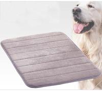 MQXDNFDC Cama para perros y gatos, 90 x 60 cm, lavable, colchón de espuma suave y fina para mascotas, almohadilla ortopédica para perros, cojín acolchado antideslizante (gris, XXL-160 x 80 cm)