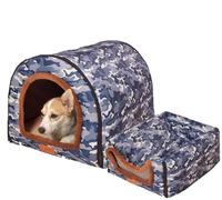 MQXDNFDC Casa extra grande para mascotas, cama de lujo para perro, cojín cálido extraíble para invierno, saco de dormir para perros, saco de dormir para gatos/cachorros, saco de dormir para perros