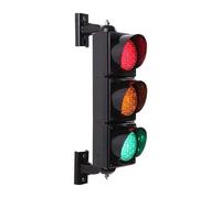MQXDNFDC Lámpara de pared LED con luz indicadora de señal de cruce de peatones, verde, amarillo y rojo, luz indicadora de 3 colores, decoración interior de escaleras, pasillo de club, fácil de