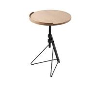 MQXDNFDC Mesa auxiliar móvil de madera, mesa auxiliar giratoria multifuncional, mesita de noche, balcón, dormitorio, esquina, varios sofás (color: B) (C)