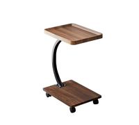 MQXDNFDC Mesa auxiliar móvil sofá mesa auxiliar pequeña moderna simple sala de estar dormitorio muebles de madera maciza junto al sofá sala de estar gabinete lateral sofá mesa auxiliar (color: color