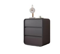 MQXDNFDC Mesas auxiliares para dormitorio, estilo crema, mesita de noche, dormitorio, hogar, moderno, simple, de tres capas, armario de almacenamiento, mesa auxiliar (color: 1, tamaño: 50 cm) (1,35