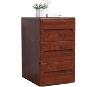 MQXDNFDC Mesita de noche de madera con tres dibujos, armario de almacenamiento, moderno, minimalista, sala de estar, dormitorio, mesita de noche, cajón de almacenamiento, armario pequeño (madera de