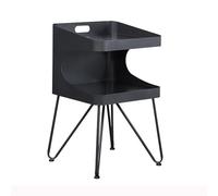 MQXDNFDC Mesitas de noche dormitorio hierro forjado creativa mesita de noche sofá mesa auxiliar moderna minimalista personalidad pequeña mesa auxiliar gabinete de almacenamiento para almacenamiento