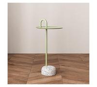MQXDNFDC Nordic Design Rock - Mesa de centro pequeña para sala de estar, sofá, mesa auxiliar, cómoda mesa de esquina para apartamento pequeño (A) (paquete de 3)