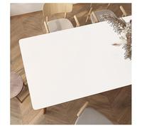 MQXDNFDC Protector de mesa de comedor de piel sintética, rectangular, antideslizante, impermeable y resistente al aceite, mantel de vinilo lavable, tapete de mesa de centro a prueba de calor (80 x 140