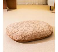 MQXDNFDC Tapete cómodo para mascotas, cama acolchada de doble cara para perro, sofá cama gruesa y cálida, desmontable y lavable, perros de tamaño pequeño a mediano, gris, L (marrón, XL)