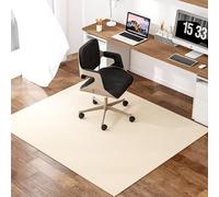 MQXDNFDC Tapete para silla de oficina para suelos de madera dura y azulejos, tapete de silla de escritorio para alfombra de pelo bajo, tapete antideslizante para silla de oficina, tapete
