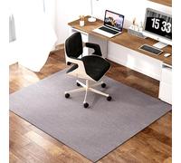 MQXDNFDC Tapete para silla de oficina para suelos de madera dura y azulejos, tapete para silla de escritorio para alfombra de pelo bajo, tapete antideslizante para silla de oficina, tapete