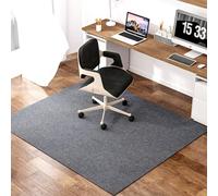 MQXDNFDC Tapetes resistentes para sillas de oficina para suelos de madera dura y moqueta, protector de silla de oficina para piso de madera dura, tapete antideslizante para suelo, podredumbre, 120 x