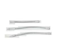 MQXFCZUX 1/4" 3/8" 1/2" Metal Flat Nozzle Flexible Round Nozzle Water Oil Coolant Pipe Hose 700mm to 1000mm Lathe Switch (Color : 1/2 Inch, Size : A-Female 700mm)