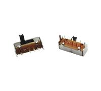 MQXFCZUX 10PCS SK13D07 Toggle Switch 4PIN 1P3T Handle High 4MM Pitch 2.0MM Right Angle Slide Switches SK13D07VG4