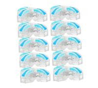 MQXFCZUX 10pcs Type Quick Splice Wire Connectors Insulated Copper Terminals for Electrical Wiring Cable Transparent Safe and Efficient Connection for Home and Automotive Use .D126