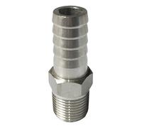 MQXFCZUX 19mm OD To M20x1.5 Metric Male 304 Stainless Steel High Pressure Pipe Fitting Connector