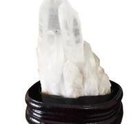 MQXFCZUX 1pc 1-1.3kg Transparent White Crystal Ore Cluster Quartz Tower Home Gem Office Degaussing Decoration