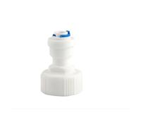 MQXFCZUX 1PC Water Purifier Pipe Fitting Quick Female 25mm Thread 3/4' To 1/4' 6.5mm PE Pipe Quick Joint Variable Diameter
