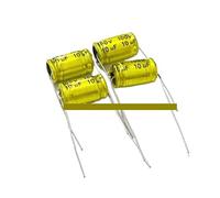 MQXFCZUX 2PCS Frequency electrolytic Capacitor axial Horizontal NP 100V10UF 10X18MM