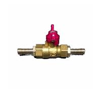 MQXFCZUX 4/6/8/10/12/14/16mm Hose Hose Two Way Brass Ball Valve Straight Value for Oil Water Air Quick Connection Pipe Fitting (Size : 12mm)