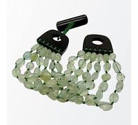 MQXFCZUX 6 Strand Green freeform Nugget Bracelet 8" toggle clasp trendy for women