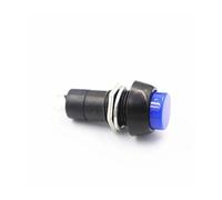 MQXFCZUX 6pcs Blue PBS-11B Momentary 12mm Round Small Button Switch Without Lock 3A 250V