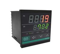 MQXFCZUX 72x72mm Input TC/RTD K E J PT100 CH702 LED Digital PID Temperature Controller Output SSR or Relay Thermostat with Alarm(Output Relay 2 Alarm)