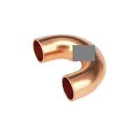 MQXFCZUX Accesorio de tubería de Soldadura de Cobre con curvatura de 180 Grados de 15,8 x 0,6 x 38 mm for plomería