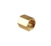 MQXFCZUX Brass Copper Hose Pipe Fitting Hex Coupling Coupler Fast Connetor Male Thread/Female Thread 1/8" 1/4" 3/8" 1/2" 3/4"(Female Thread,1/2")