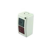 MQXFCZUX Button Switch PB-2 Self-Reset Two Position Button Box AC 250V 3A Amp ON/Off Momentary Electronic Starter Control Switch with Box P231