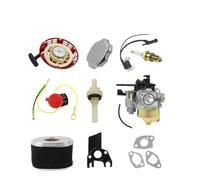MQXFCZUX Carburetor Air Recoil Pull Starter Ignition Coil Kit for with GX160 GX200 5.5HP 6. Small Engine Generator MQXFCZUX