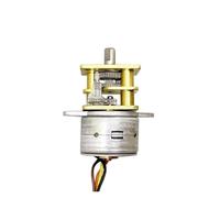 MQXFCZUX DC 5V 15BY 15MM Gear Stepper Electronic Starter 2-Phase 4-Wire Full Metal Gearbox Gear Stepping Electronic Starter 18