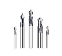 MQXFCZUX Drill 2-12mm 2 Flute Chamfer 90 Degree Stub Start Location Bit Carbide(10xD10x75Lx90degree) MQXFCZUX