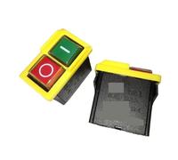 MQXFCZUX Emergency Stop Switch 2pc CK1 6(4) A 250VAC CK-1 Electromagnetic On Off Push Button Switch Starting Switches for Grinding Machine