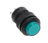MQXFCZUX Emergency Stop Switch 5Pcs 4pin Momentary Type 16MM LED Lamp Round Reset Push Button Switch 3A/250VAC(Latching)