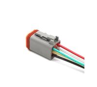 MQXFCZUX for DT-L012 Connector Wiring Harness 18AWG Electronic Wire Length 20cm DT04-2P-L012 DT04-3P-L012 DT04-4P-L012 DT04-6P-L012(DT06-6S)