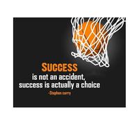 MQXFCZUX Modern Success Is A Choice Poster - Motivational Typography Wall Art for Office, Home Gym, Locker Room Decor Framed,12x18inch(30x45cm)