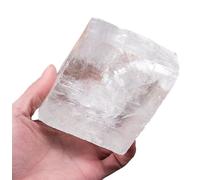 MQXFCZUX White Calcite Quartz Raw Crystals Crystal Large Stones Rough for Cabbing Polishing Decoration DIY Wire Wrapping Rock Gifts,300~400g
