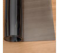 MQXYLF Mantel de PVC Transparente Negro,Impermeable Película de 1,5 mm,Protección de Cubierta de Mesa para Mesas de Cocina,Mesas de Comedor Café,se Puede Seleccionar el Tamaño,Rectangular(85x140cm)