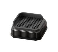 MQZHUK Elevadores Ajustables para Muebles Elevadores Resistentes para Sofá y Mesa 4 uds Altura Regulable 2.6 cm Antideslizantes Soporta 500 kg Patas Cama Escritorio Armarios Negro