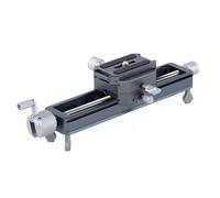 MR-180ii Control deslizante de fotografía macro 180 mm ajustable de metal anodizado guía de diseño ergonómico de doble escala indicadores laterales