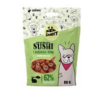MR. BANDIT Trainers SUSHI Snacks Conejo Pescado 80g