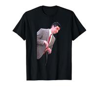 Mr Bean Blackadder Actor & Comediante Rowan Atkinson Camiseta, Hombre, Negro, L