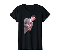 Mr Bean Blackadder Actor & Comediante Rowan Atkinson Camiseta, Mujer, Negro, 3XL