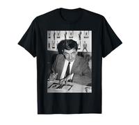 Mr Bean Rowan Atkinson Firma Sesión de Autógrafos 1991 Camiseta